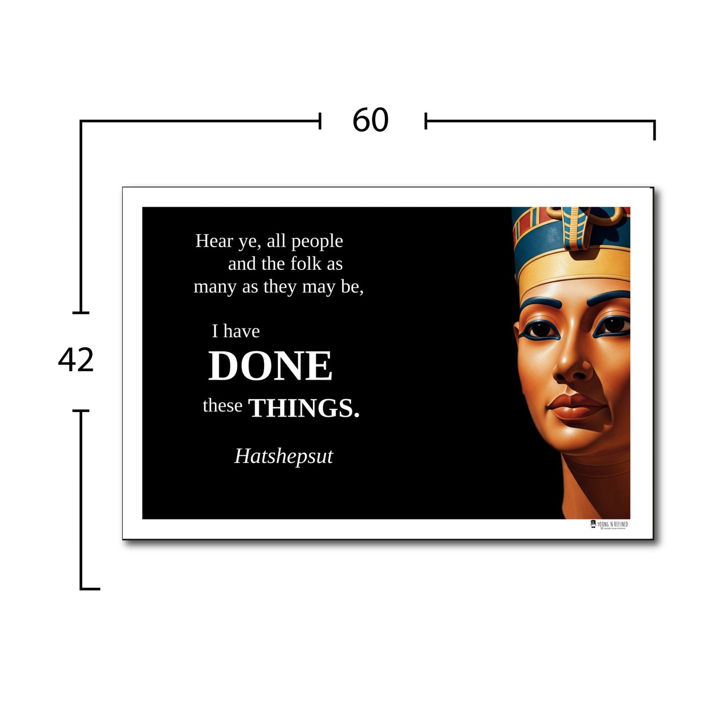 Ashoka the Great Inspirational Quote Poster - Young N Refined