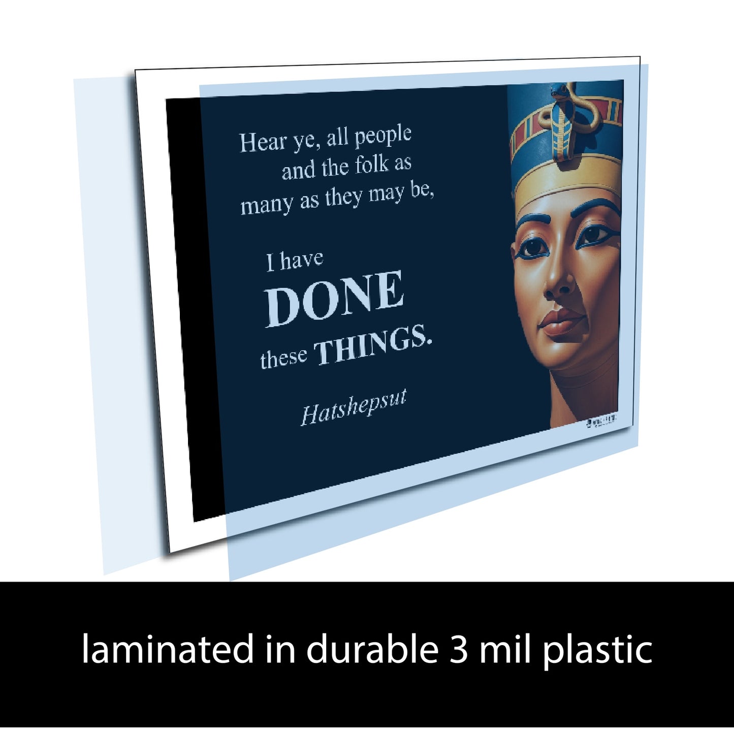 Hatshepsut Inspirational Quote Poster - Young N Refined