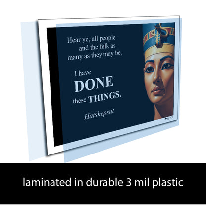 Hatshepsut Inspirational Quote Poster - Young N Refined
