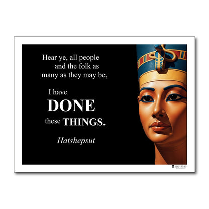 Hatshepsut Inspirational Quote Poster - Young N Refined