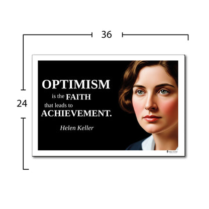 Helen Keller Inspirational Quote Poster - Young N Refined
