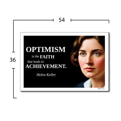 Helen Keller Inspirational Quote Poster - Young N Refined