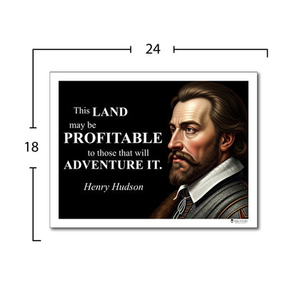Henry Hudson Inspirational Quote Wall Art