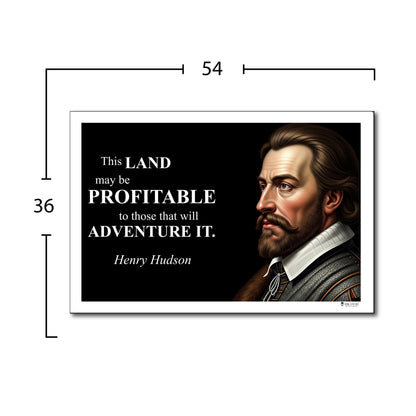 Henry Hudson Inspirational Quote Wall Art