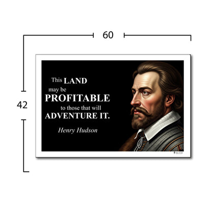 Henry Hudson Inspirational Quote Wall Art