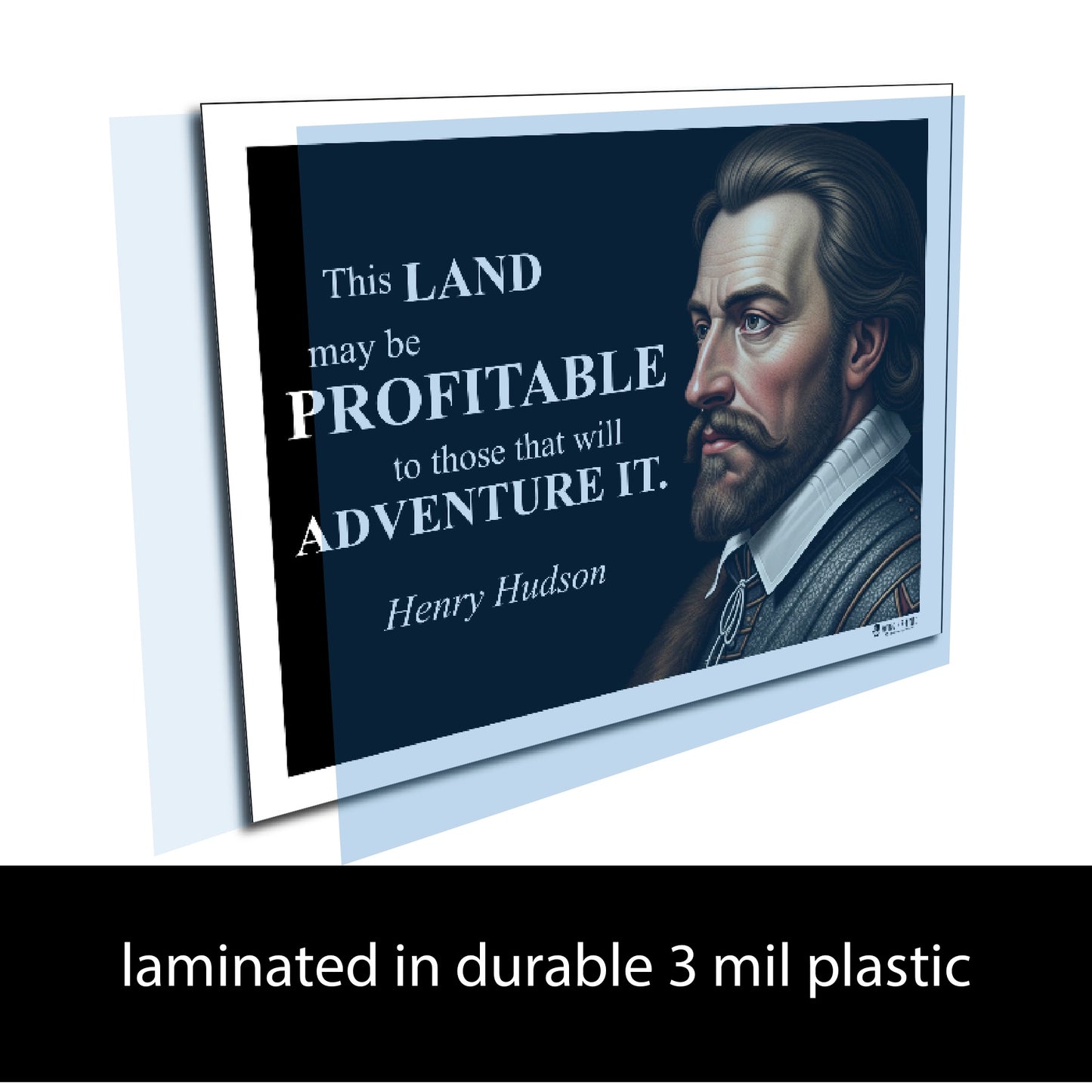 Henry Hudson Inspirational Quote Wall Art
