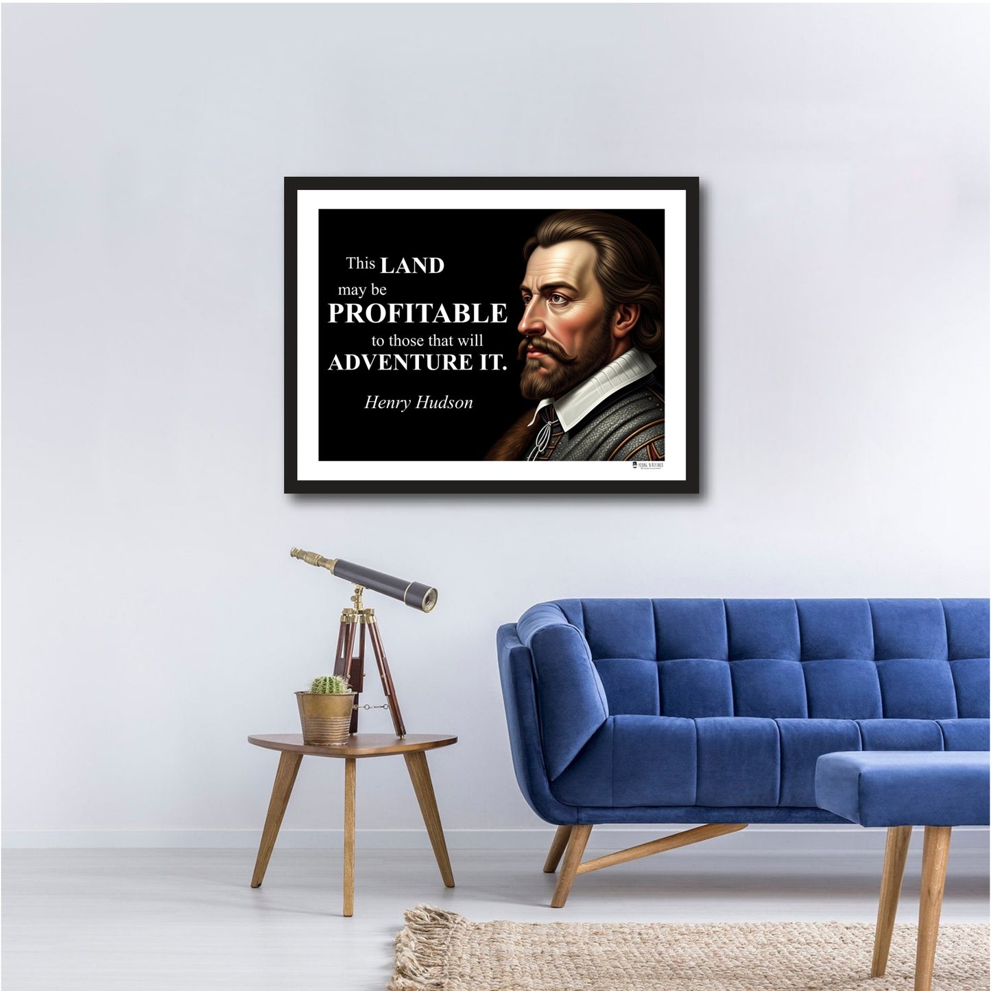 Henry Hudson Inspirational Quote Wall Art
