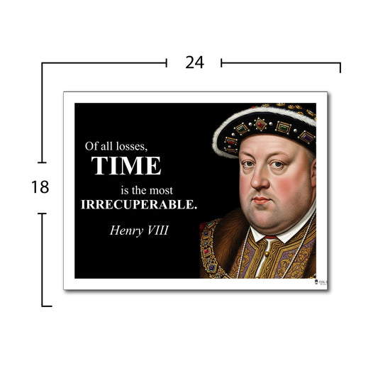 Henry VIII Inspirational Quote Wall Art