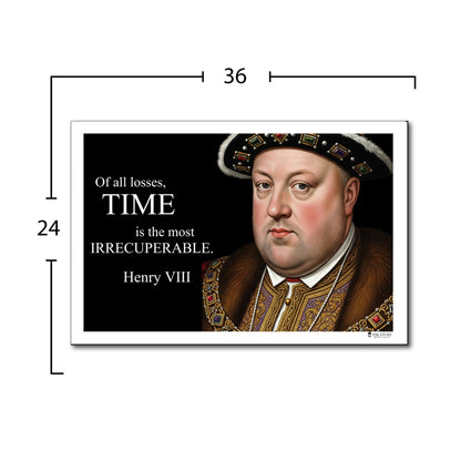 Henry VIII Inspirational Quote Wall Art