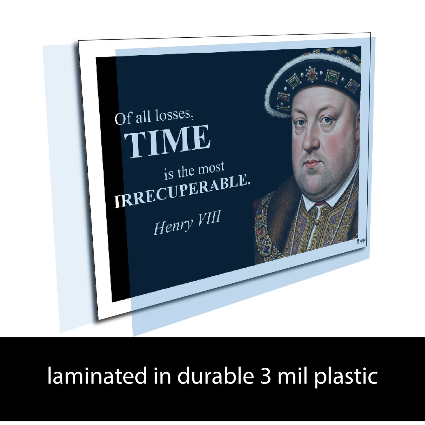 Henry VIII Inspirational Quote Wall Art