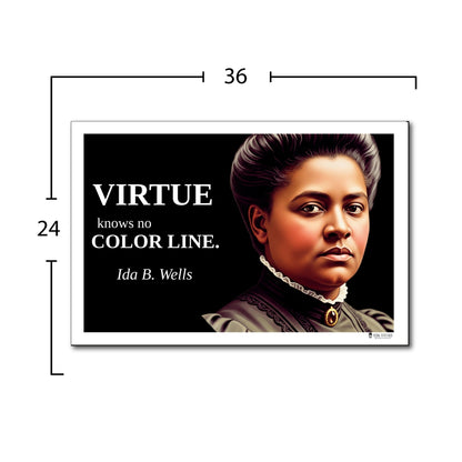 Ida B. Wells Inspirational Quote Poster - Young N Refined