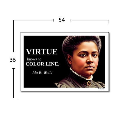 Ida B. Wells Inspirational Quote Poster - Young N Refined