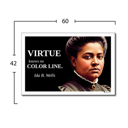 Ida B. Wells Inspirational Quote Poster - Young N Refined