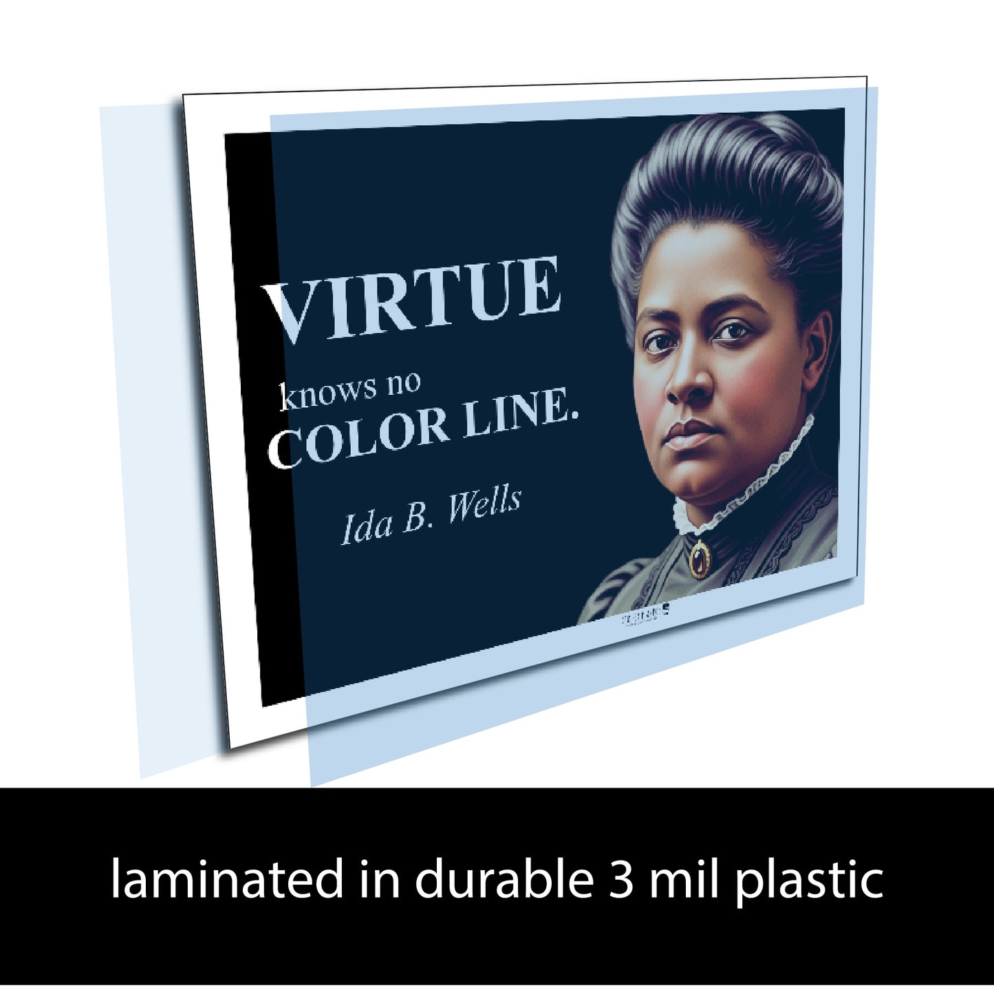 Ida B. Wells Inspirational Quote Poster - Young N Refined