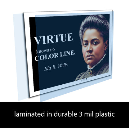 Ida B. Wells Inspirational Quote Poster - Young N Refined
