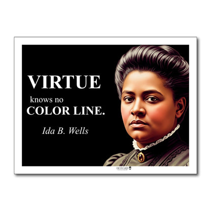 Ida B. Wells Inspirational Quote Poster - Young N Refined