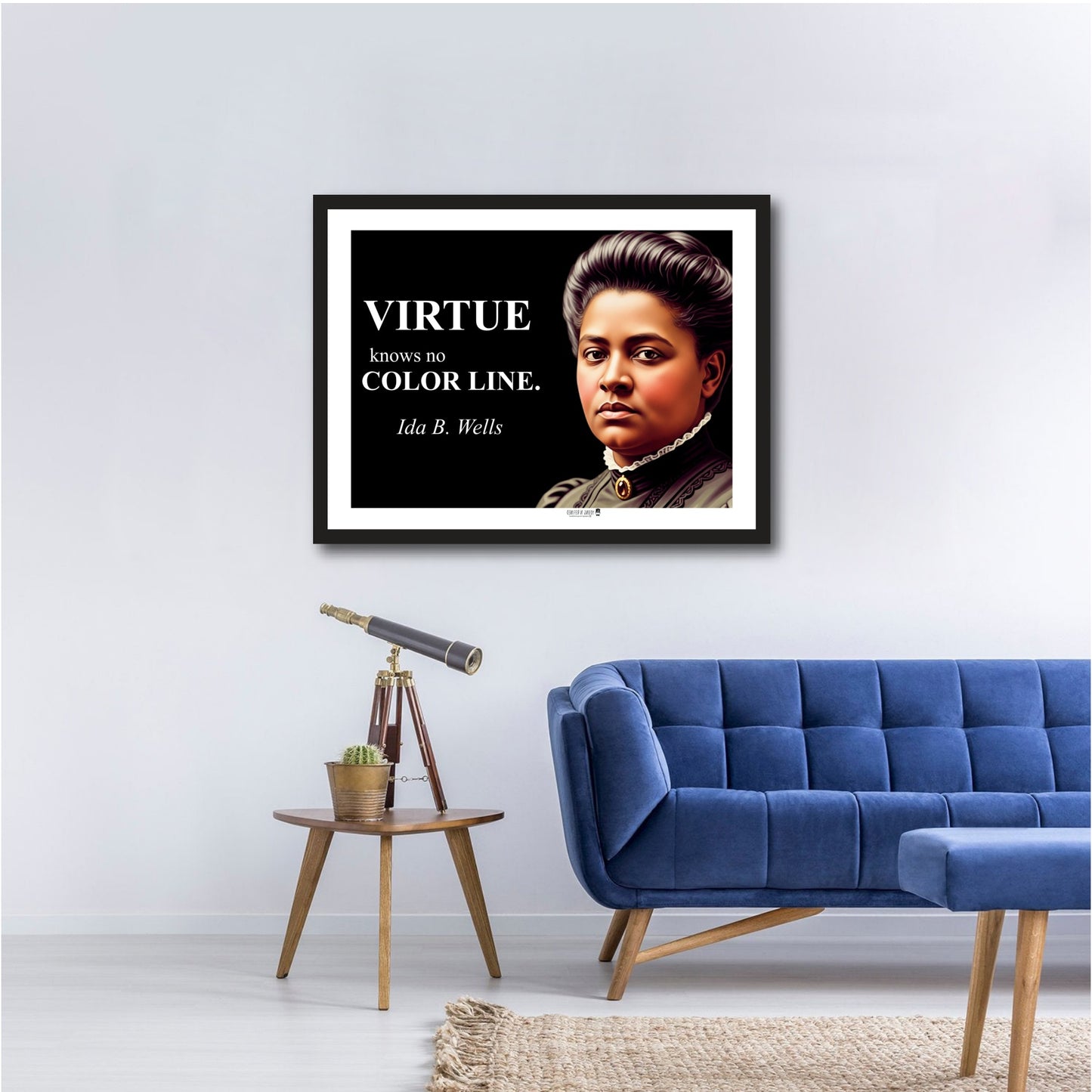 Ida B. Wells Inspirational Quote Poster - Young N Refined