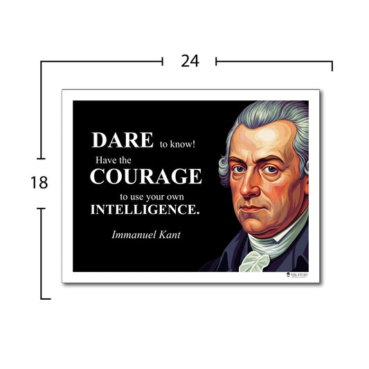 Immanuel Kant Inspirational Quote Wall Art