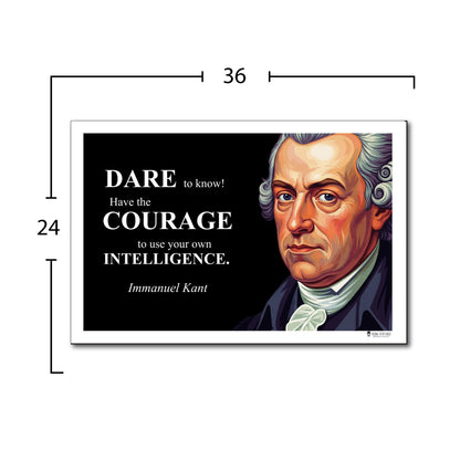 Immanuel Kant Inspirational Quote Wall Art