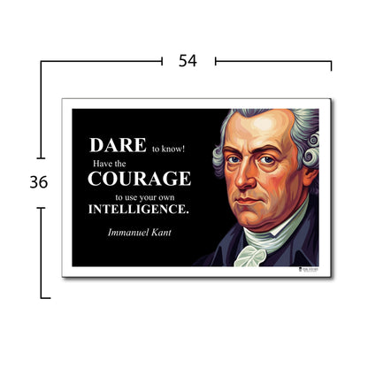 Immanuel Kant Inspirational Quote Wall Art