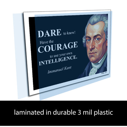 Immanuel Kant Inspirational Quote Wall Art