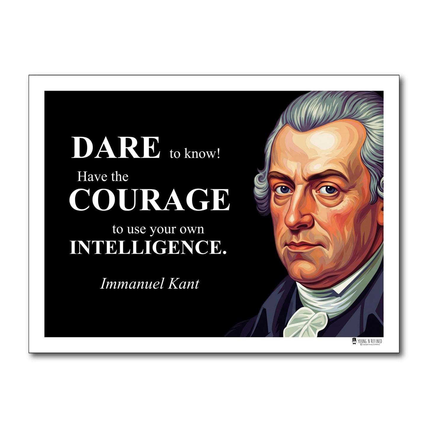 Immanuel Kant Inspirational Quote Wall Art