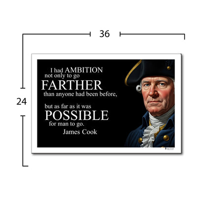 James Cook Inspirational Quote Wall Art