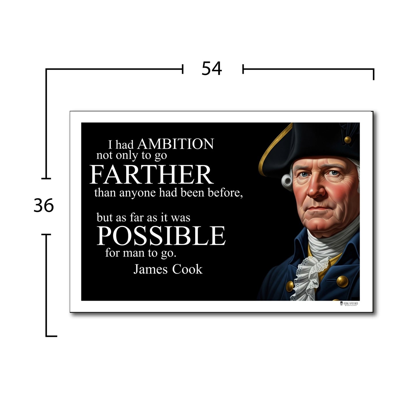 James Cook Inspirational Quote Wall Art