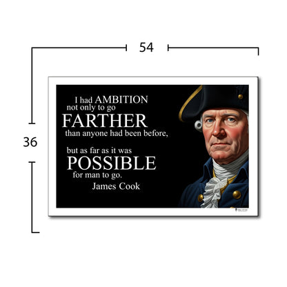 James Cook Inspirational Quote Wall Art