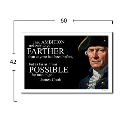 James Cook Inspirational Quote Wall Art