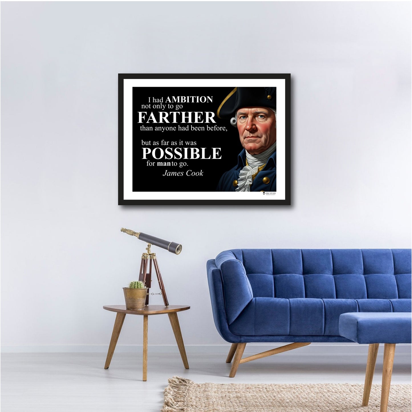 James Cook Inspirational Quote Wall Art