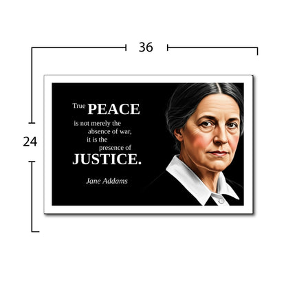 Jane Addams Inspirational Quote Poster - Young N Refined