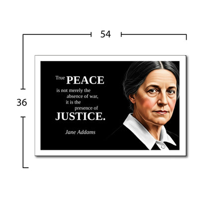Jane Addams Inspirational Quote Poster - Young N Refined