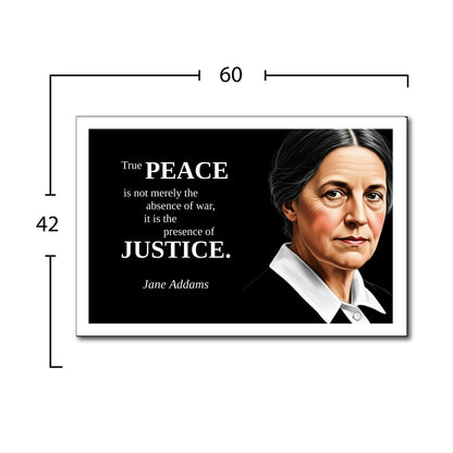 Jane Addams Inspirational Quote Poster - Young N Refined