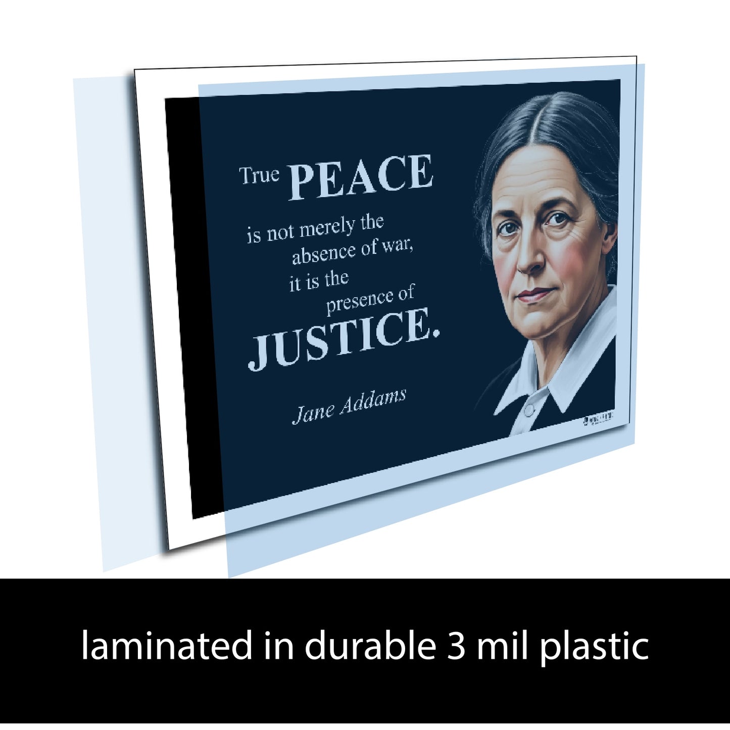 Jane Addams Inspirational Quote Poster - Young N Refined