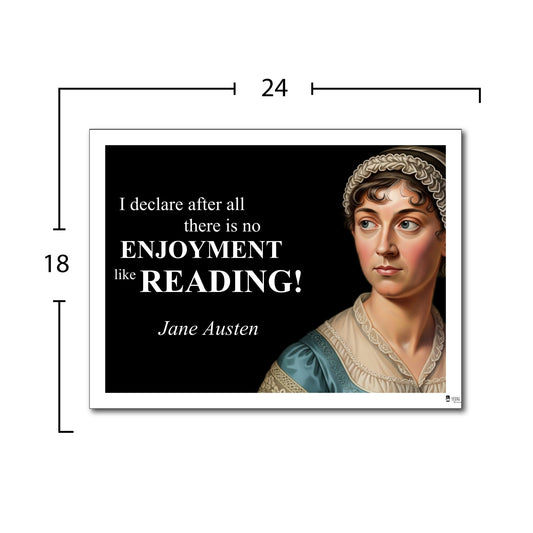 Jane Austen Inspirational Quote Wall Art