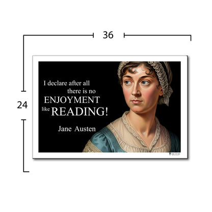 Jane Austen Inspirational Quote Wall Art