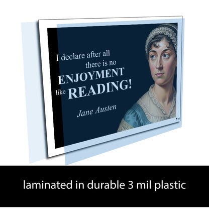 Jane Austen Inspirational Quote Wall Art