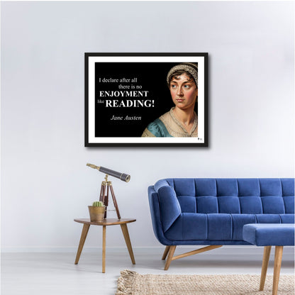 Jane Austen Inspirational Quote Wall Art