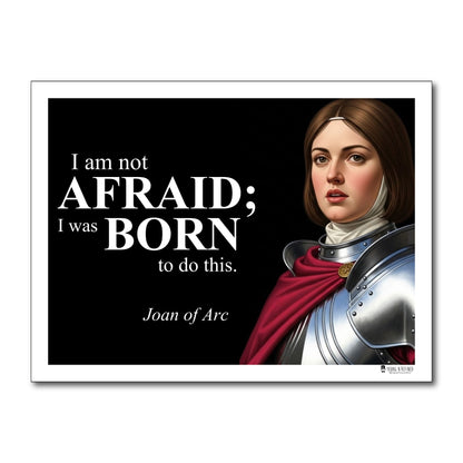Joan of Arc Inspirational Quote Wall Art
