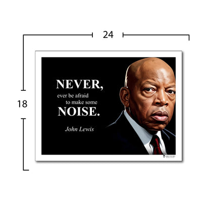 John Lewis Inspirational Quote Poster - Young N Refined