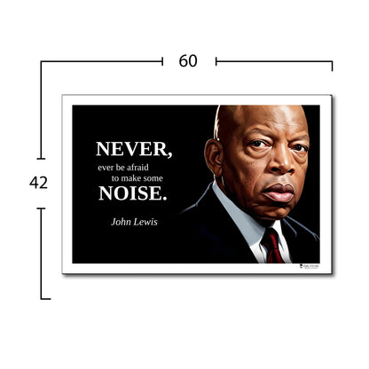 John Lewis Inspirational Quote Poster - Young N Refined