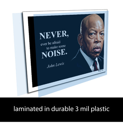 John Lewis Inspirational Quote Poster - Young N Refined