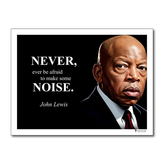 John Lewis Inspirational Quote Poster - Young N Refined