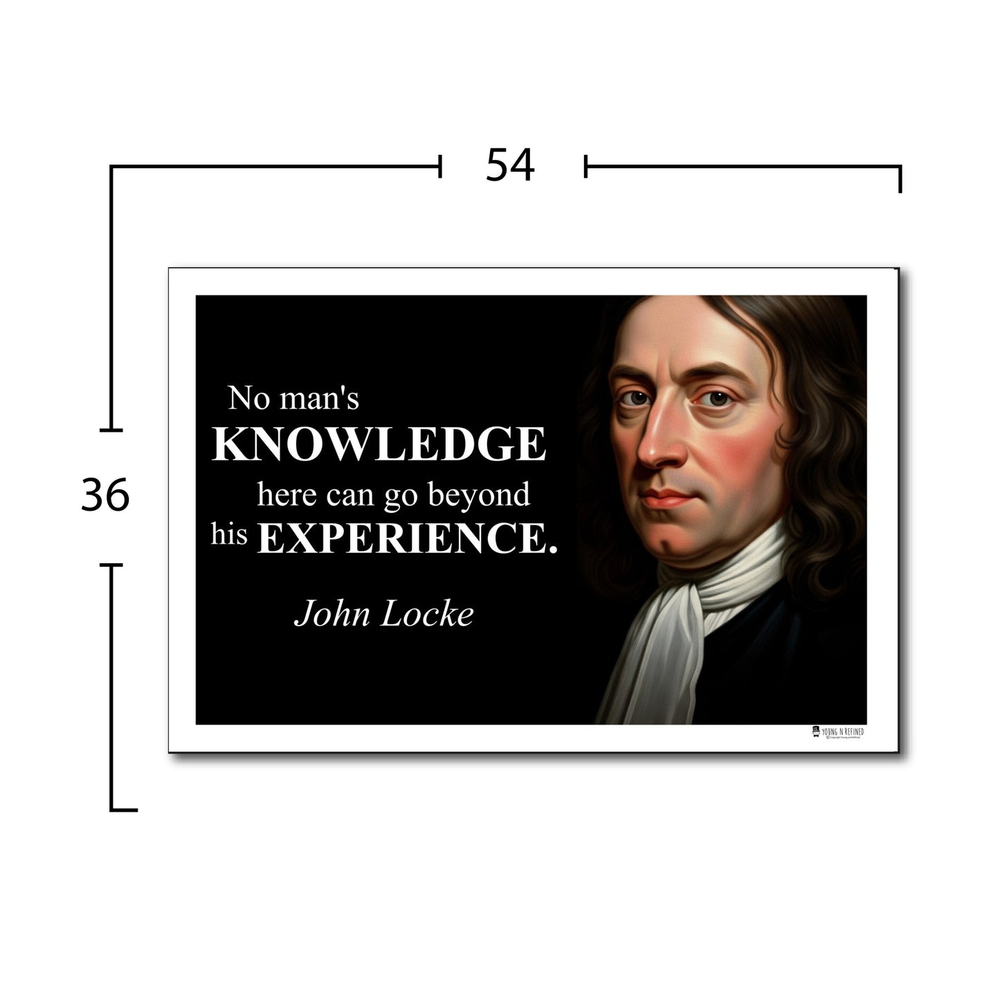 John Locke Inspirational Quote Wall Art