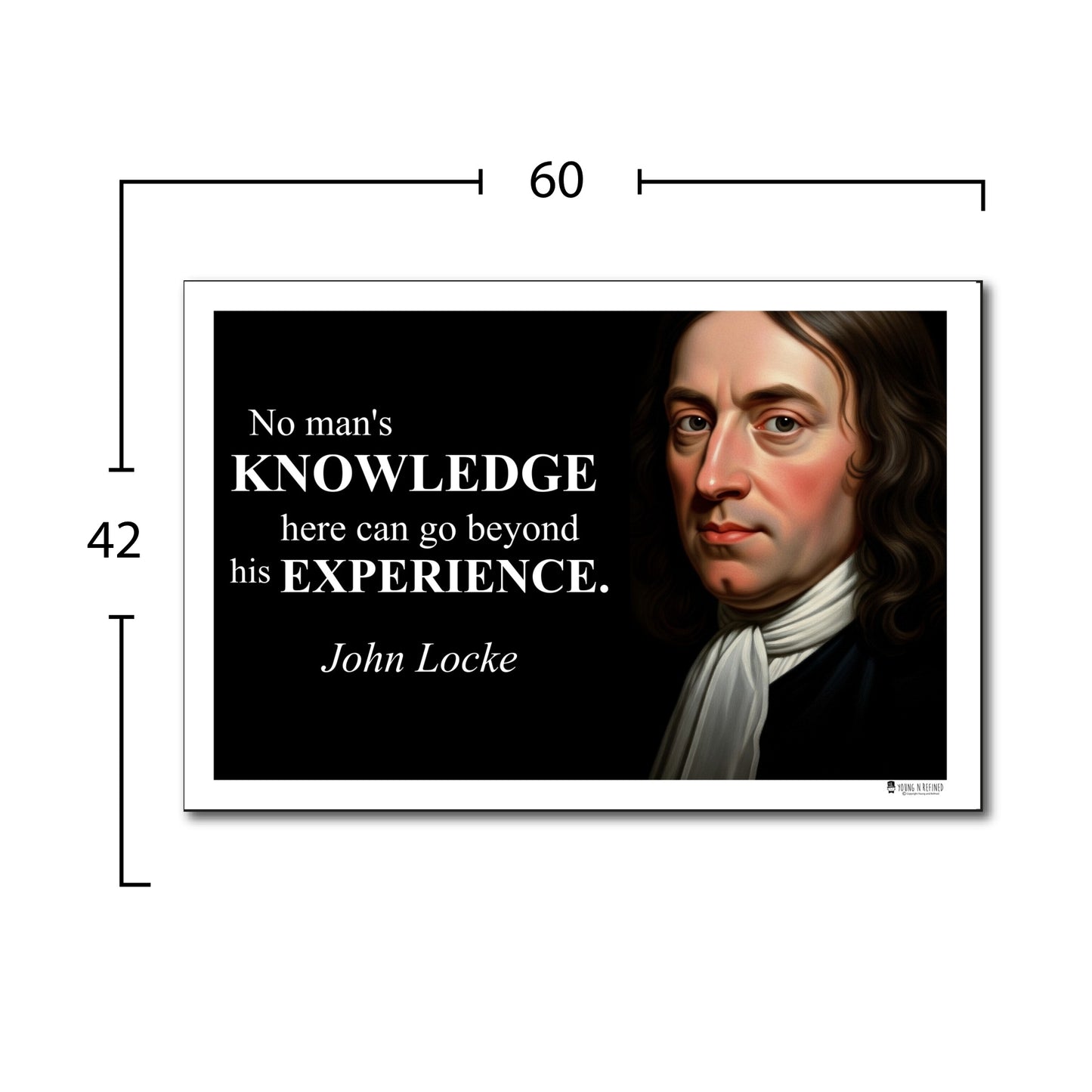 John Locke Inspirational Quote Wall Art