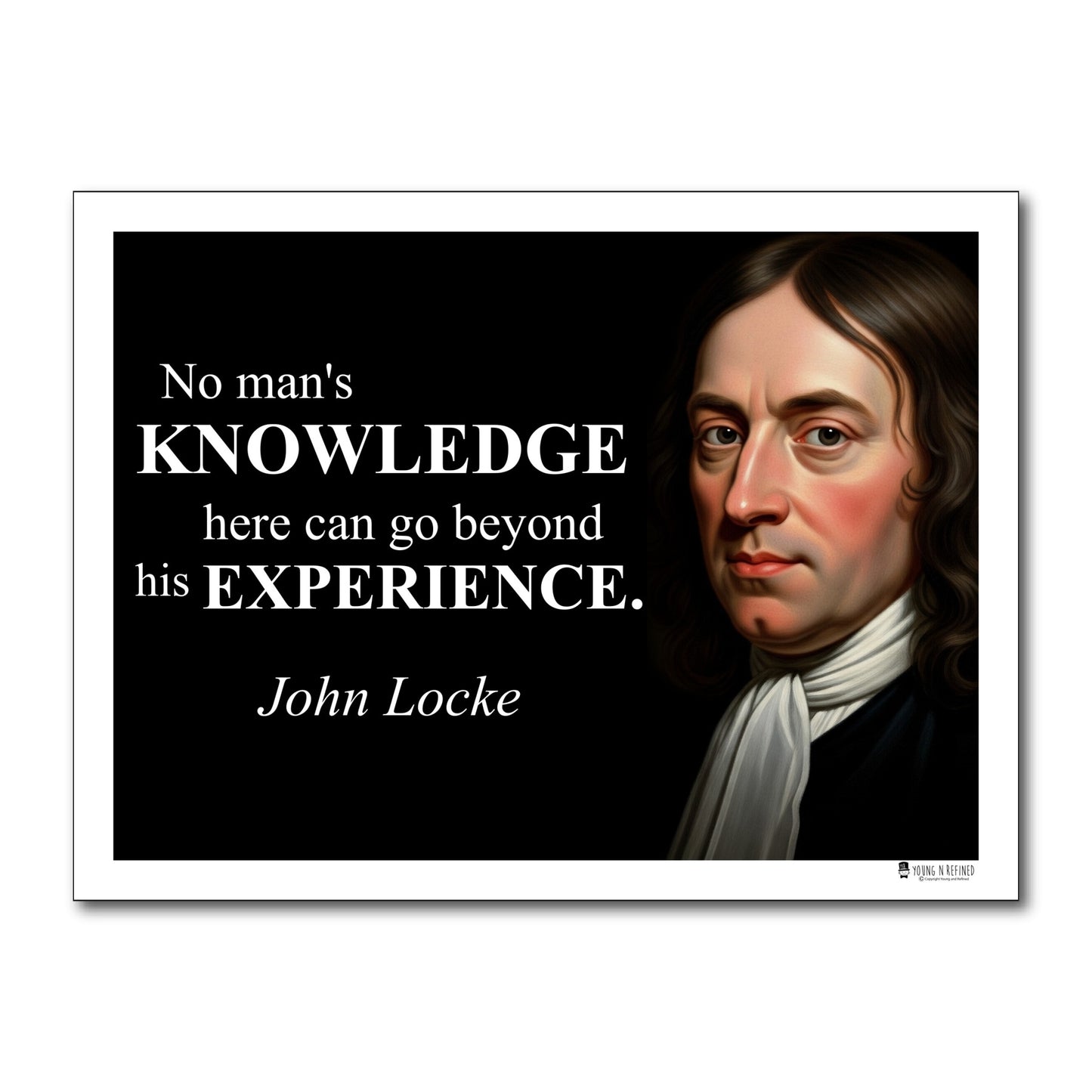 John Locke Inspirational Quote Wall Art