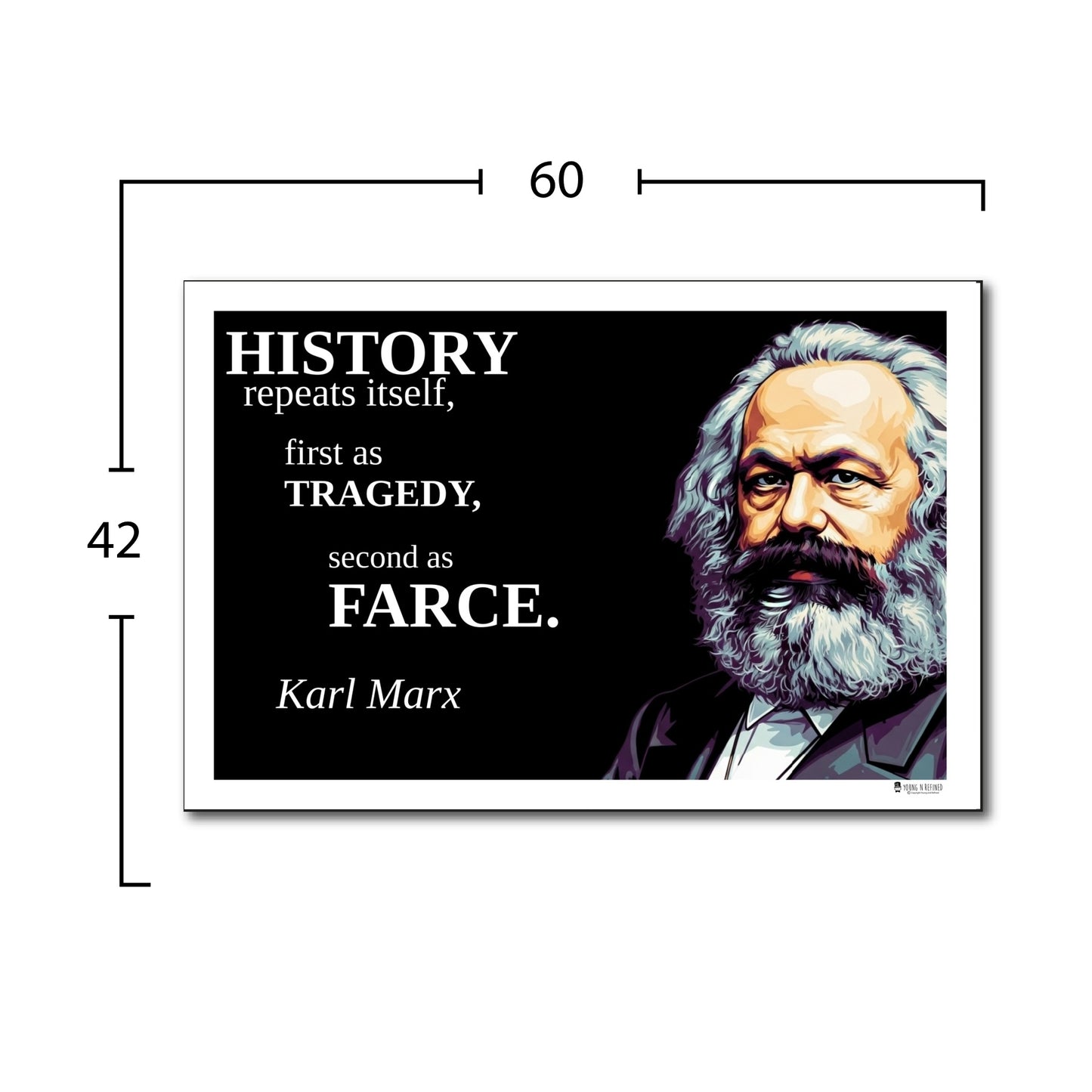 Karl Marx Inspirational Quote Wall Art