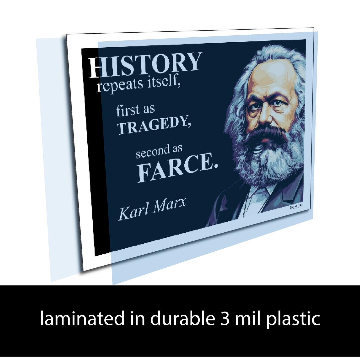 Karl Marx Inspirational Quote Wall Art