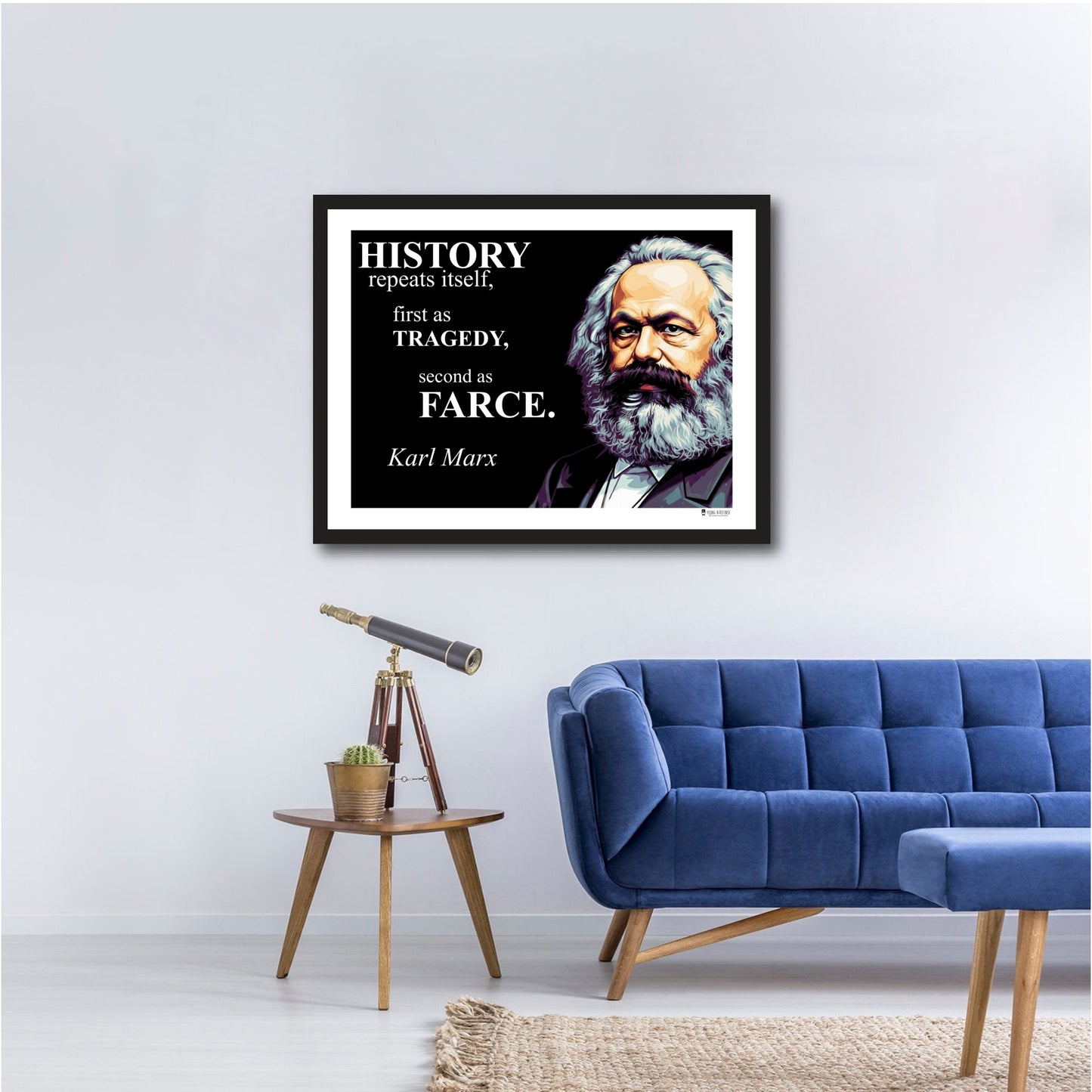 Karl Marx Inspirational Quote Wall Art